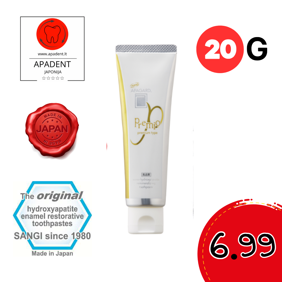 APAGARD PREMIO 20g - premium toothpaste | Convenient for Traveling ...